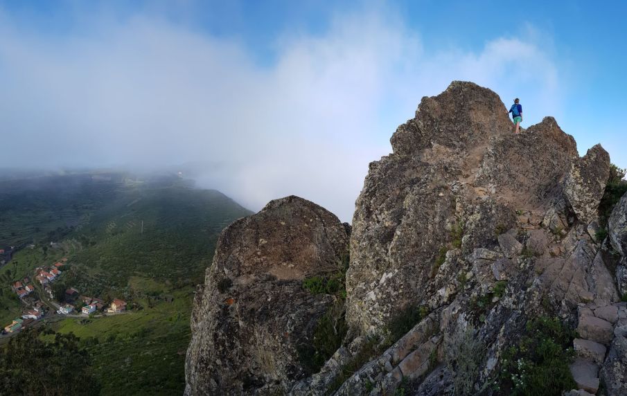 Výstup na vrchol hory Fortaleza, La Gomera